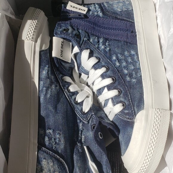 NWOT Diesel Mid Top Sneaker US8.5 - Picture 4 of 8